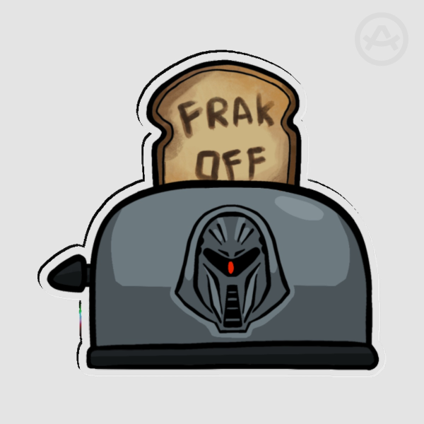 Cylon Toaster Pin