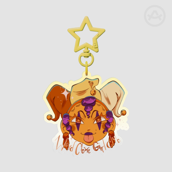 ‘Weird Clown Girl Club’ Keychain