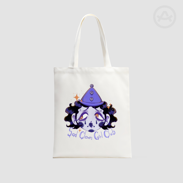 ‘Sad Clown Girl Club’ Tote Bag