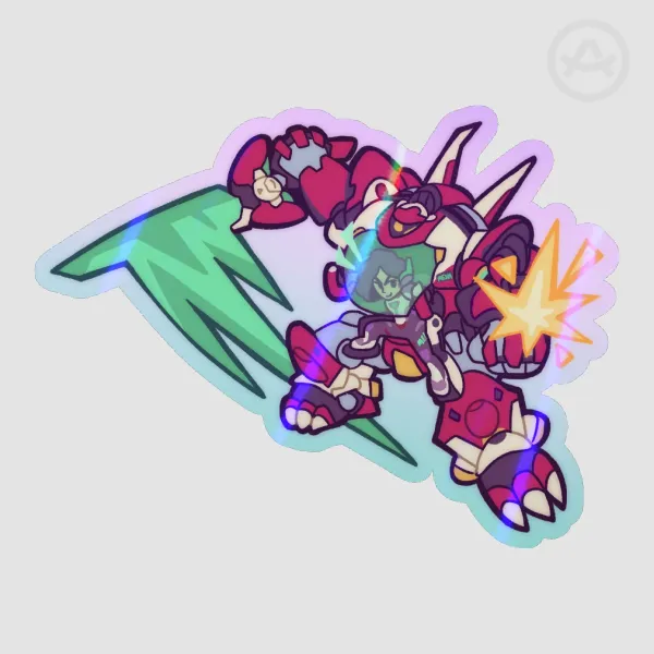 D.MON holo sticker