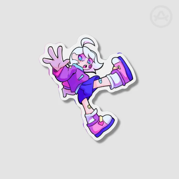 Sin Falling Fridge Magnet