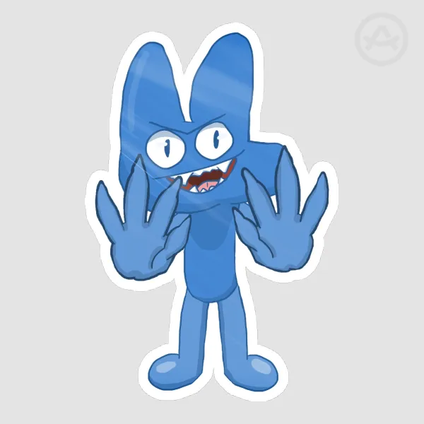 Four Glossy Sticker