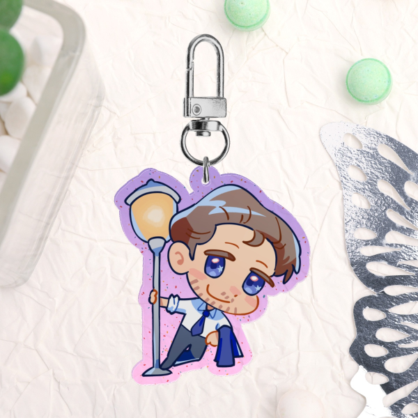 Seb glitter keychain