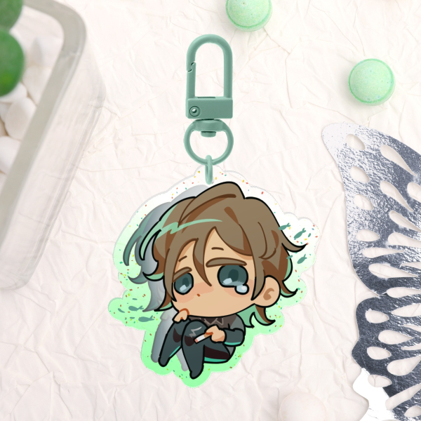Henry glitter keychain