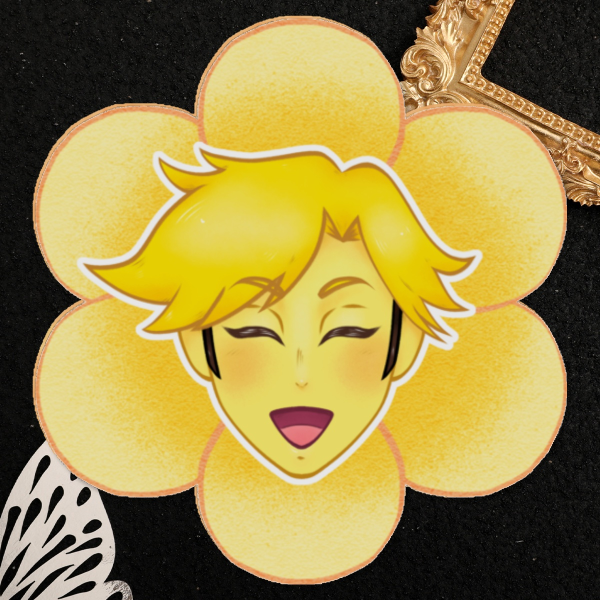 [WOOD PIN] Flowery