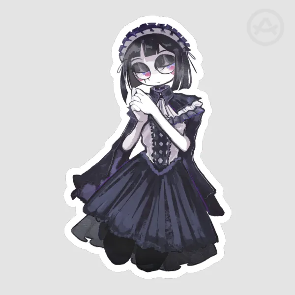 Goth Pomli Stiker