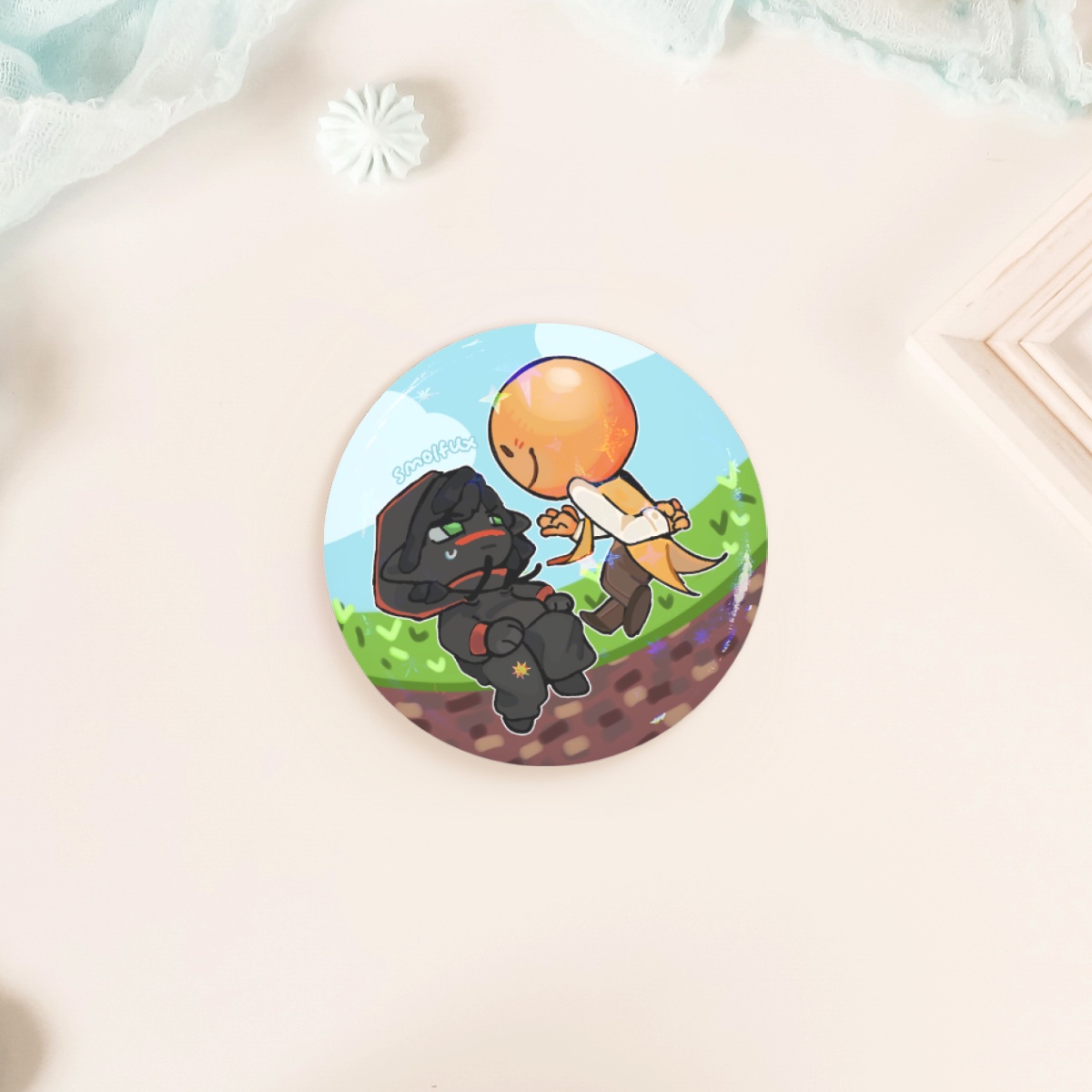 Verity&Mob | round badge