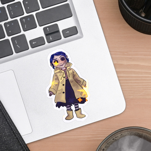 Coraline Doll Sticker