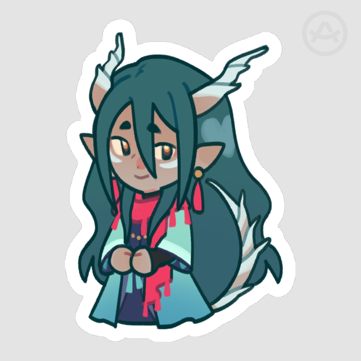 Caldarus - FIELDS OF MISTRIA Die Cut Stickers