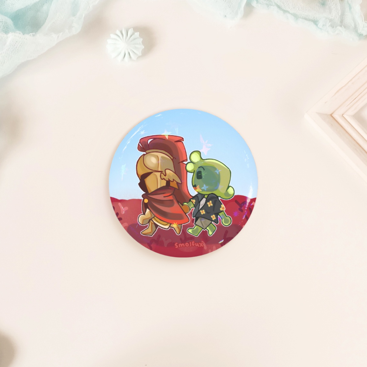 Slimeknight | round badge