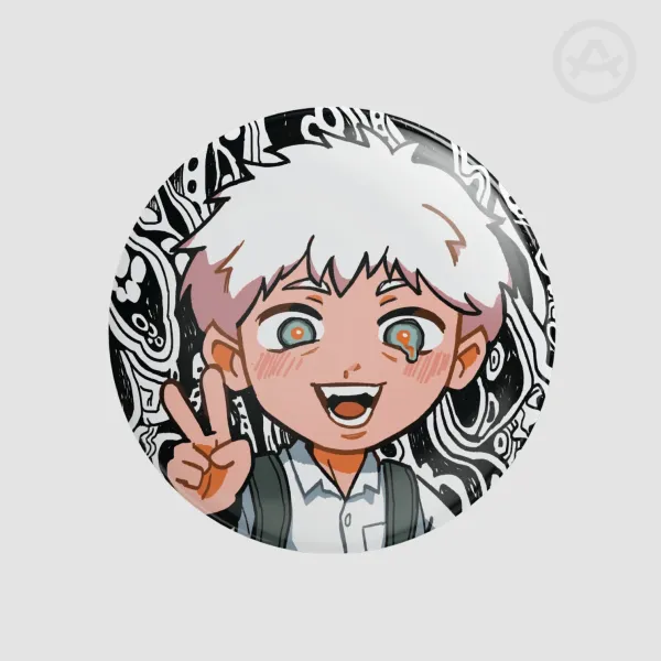 Hikaru Big Round Badge Button Pins (The Summer Hikaru Died)