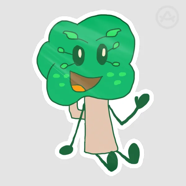 Tree Glossy Sticker