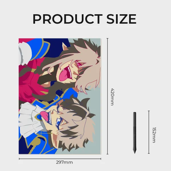 Poster Azure and Quinacridone