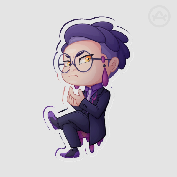 Corbeau (Acrylic Pin)
