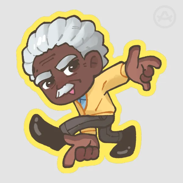 Chase Sonic Pose Sticker (Dispatch)