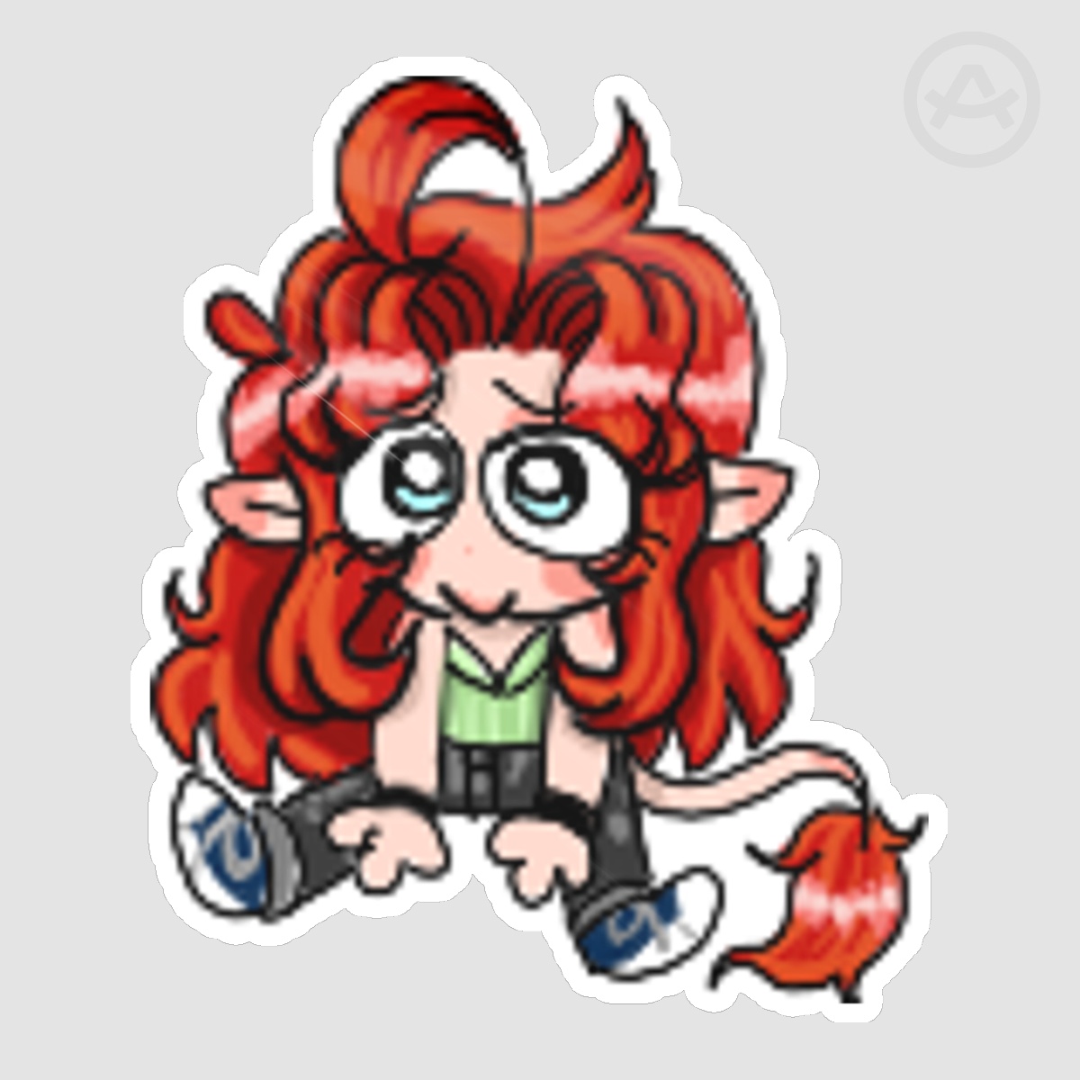 Cherry sitting