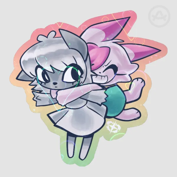 Monybeth Colored Edge Die Cut Stickers