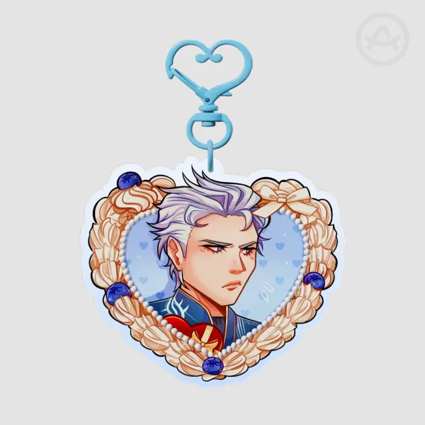 Vergil devil may cry keychain!!