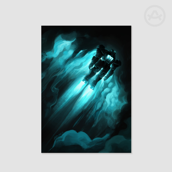 Mecha Man Dispatch Poster
