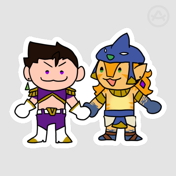 fooligetta silly Die Cut Stickers
