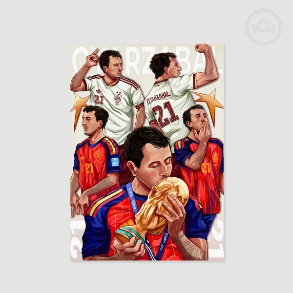 MIKEL OYARZABAL A4 Poster Printing