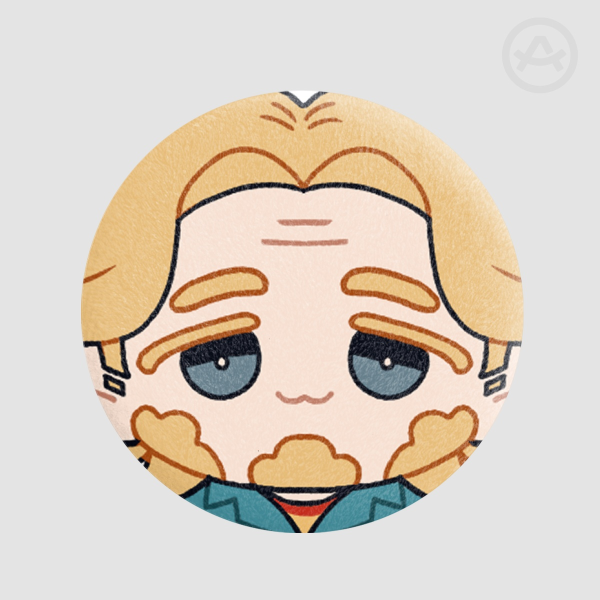 Curly Baby Badge