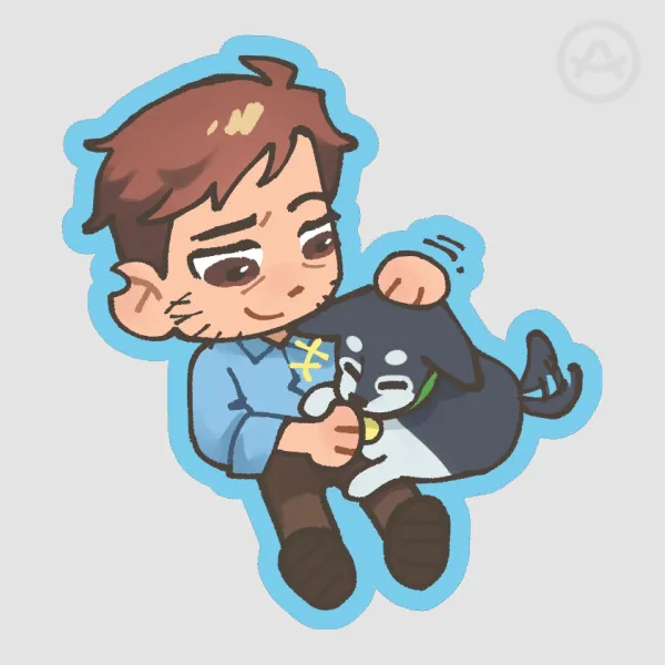 Robert and Beef Sticker (Dispatch)