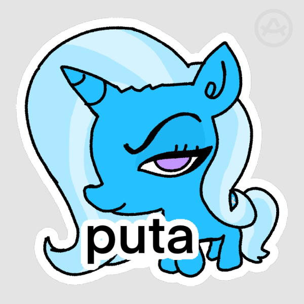 Puta! Trixie (sticker)