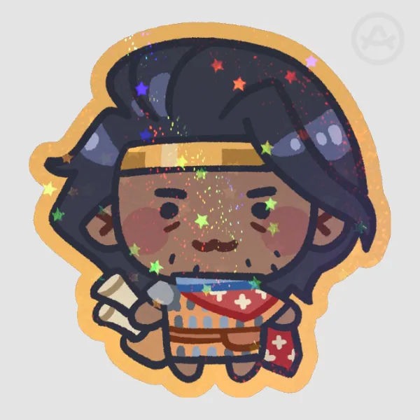 Shiny Odysseus Sticker (Hades 2)