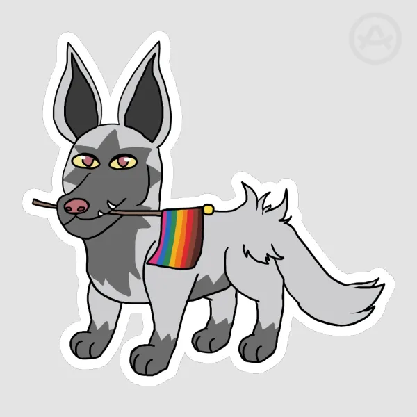 Gay Poochyena Matte Sticker