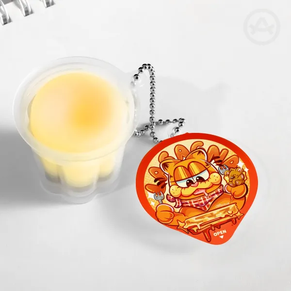 Garfield pudding squishy!!
