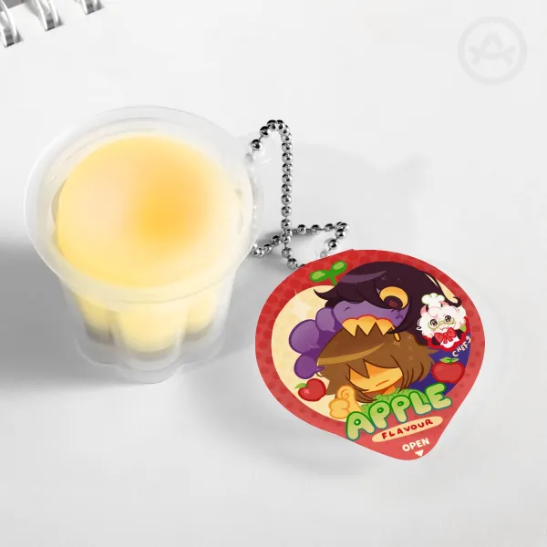 deltarune kris and susie pudding squishy