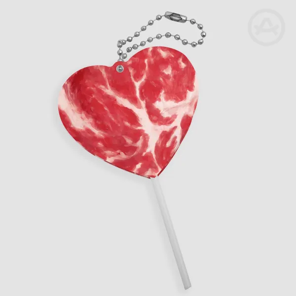 Meat Lollipop Acrylic Keychain