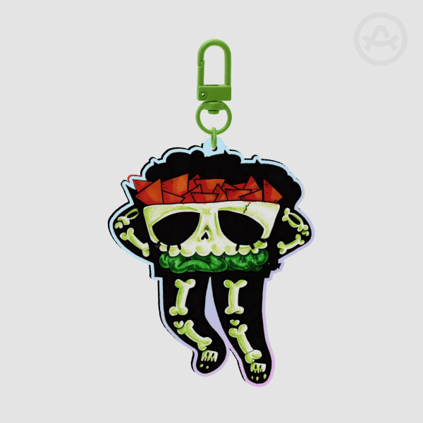 Nachos X-Ray Keychain