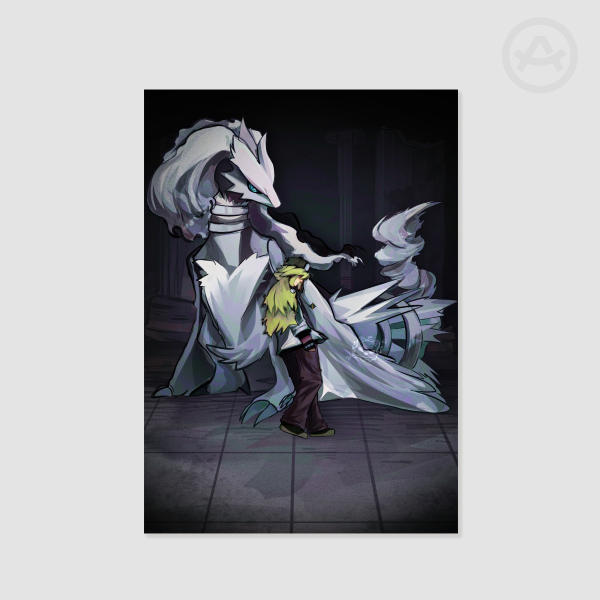 N's Reshiram A5 Print