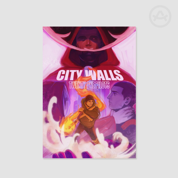 (A4) "City Walls" print