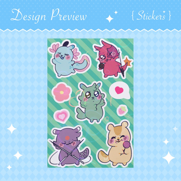 Rainworld Sticker Sheet #2