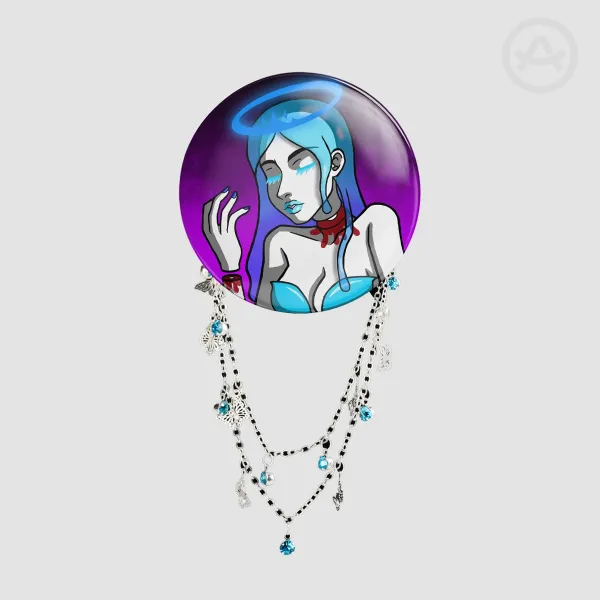 Disconnected Badge With Chains