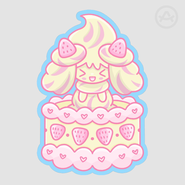 Alcremie Cake Sticker