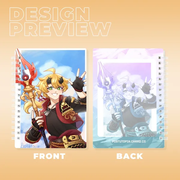 Thoma [Genshin Impact] - PVC Double-side Spiral Notebook