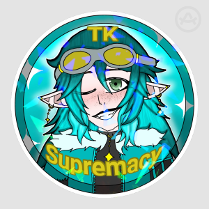 TK Supremacy Die Cut Sticker