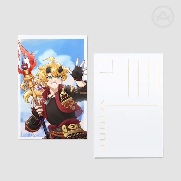 Greetings from Inazuma! [Genshin Impact] - Postcard