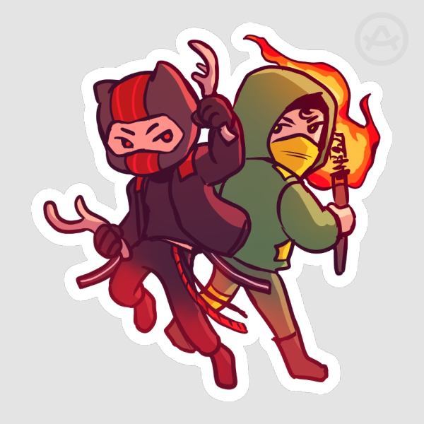 "Cover Me" Sticker