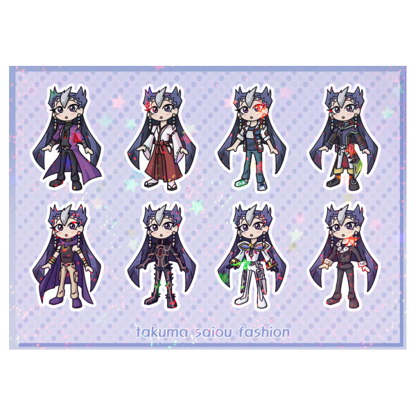 Fortuneteller Fashion Paper Stickers Sheet 03