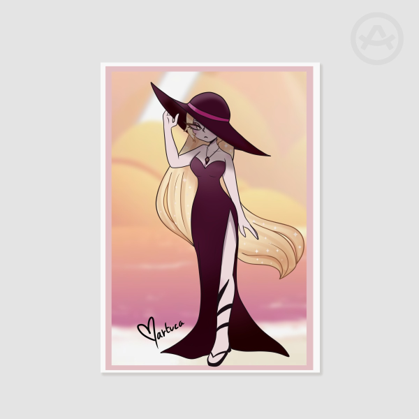 Lilith hazbin hotel a5 print