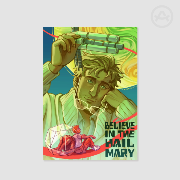 (A4) "Believe in the Hail Mary" print