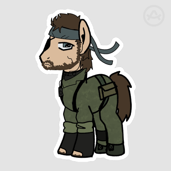 Big Boss MLP Sticker