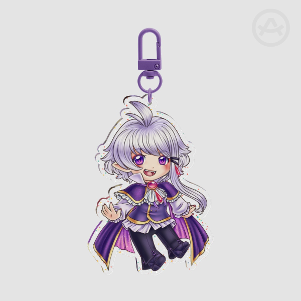 Vampire Glitter Acrylic Keychains
