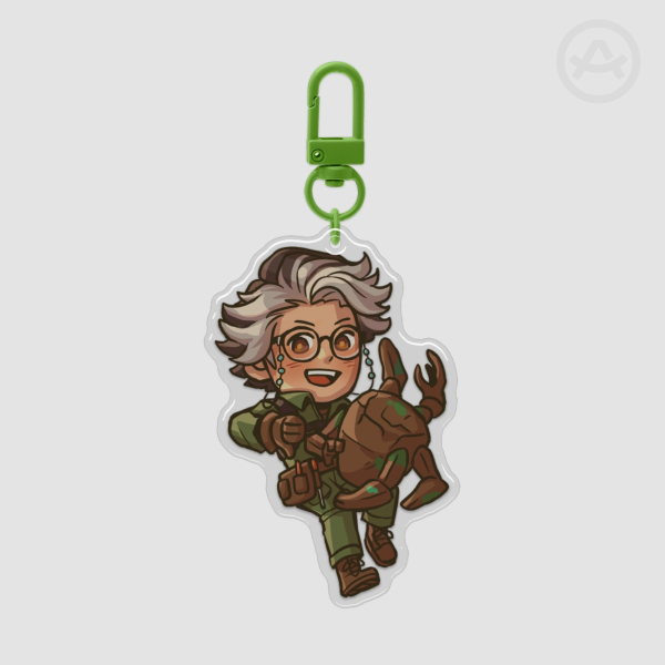 Rocktiz Epoxy Clear Acrylic Keychains