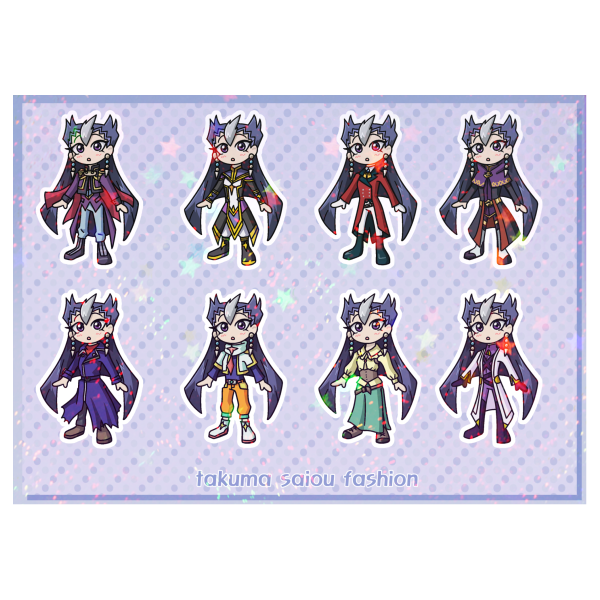 Fortuneteller Fashion Paper Stickers Sheet 02
